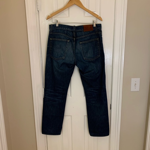 Men's Vince Rhodes Slim Straight Dark Blue Jeans - Picture 4 of 10